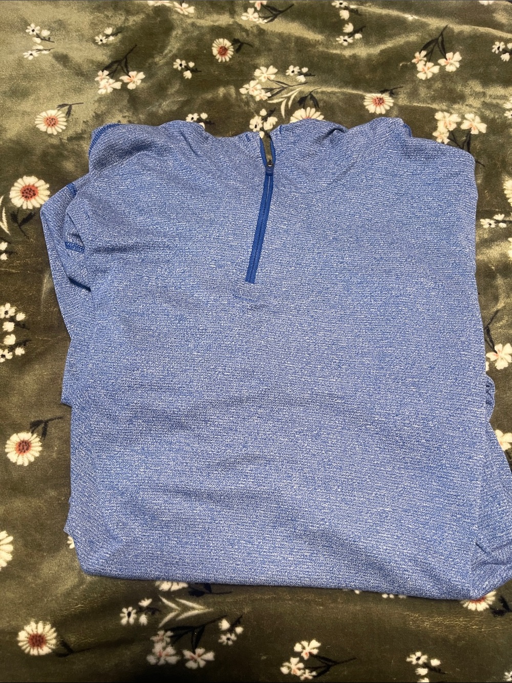 Men’s under Armour hooded 2xl Blue Quarter-Zip Pullover